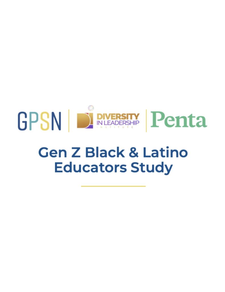 Gen Z Black & Latino Educators Study report cover